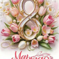 Уважаемые женщины!  Поздравляем Вас с 8 марта!